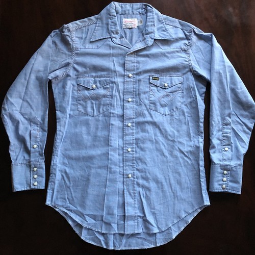 60’s Tapered’n’DONLIN Shirt Vintage 1960s Donlin Red Dagger Collar Button Up Shirt