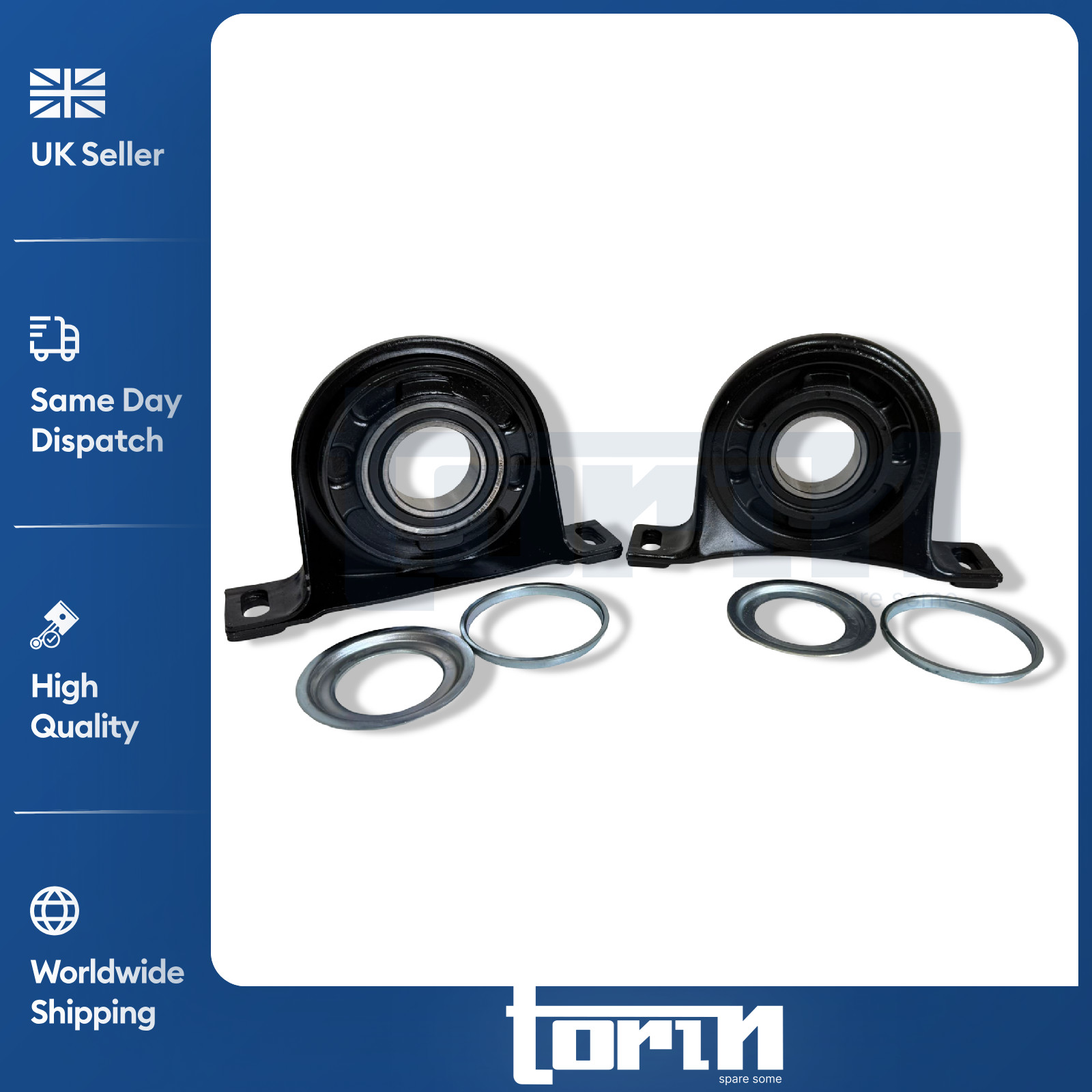 2X Propshaft Centre Bearing 06-18 For Mercedes Sprinter VW Crafter FAG Bearing