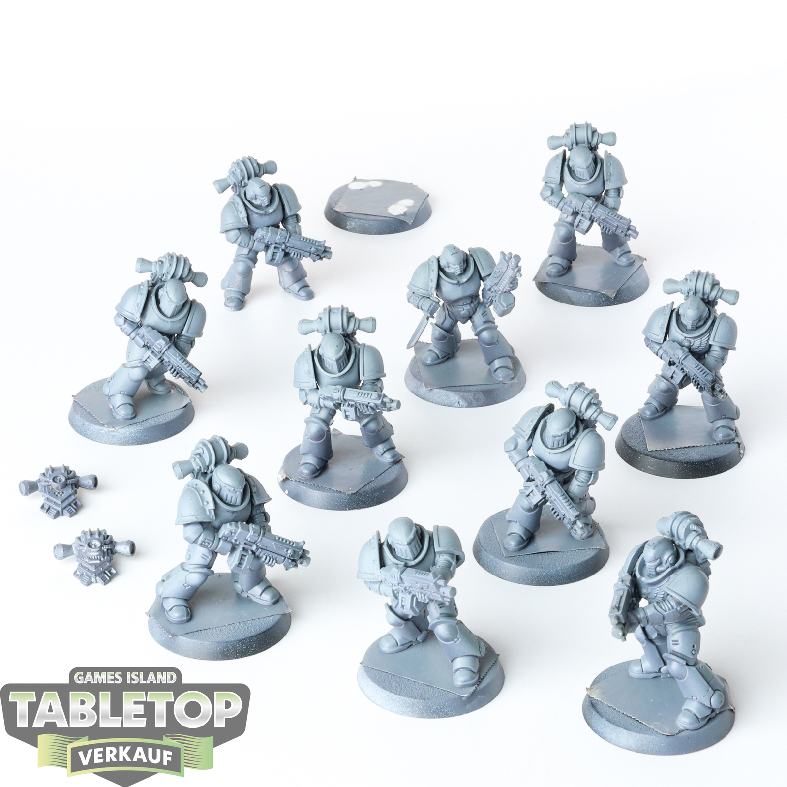 Space Marines - 10x Primaris Intercessors - grundiert