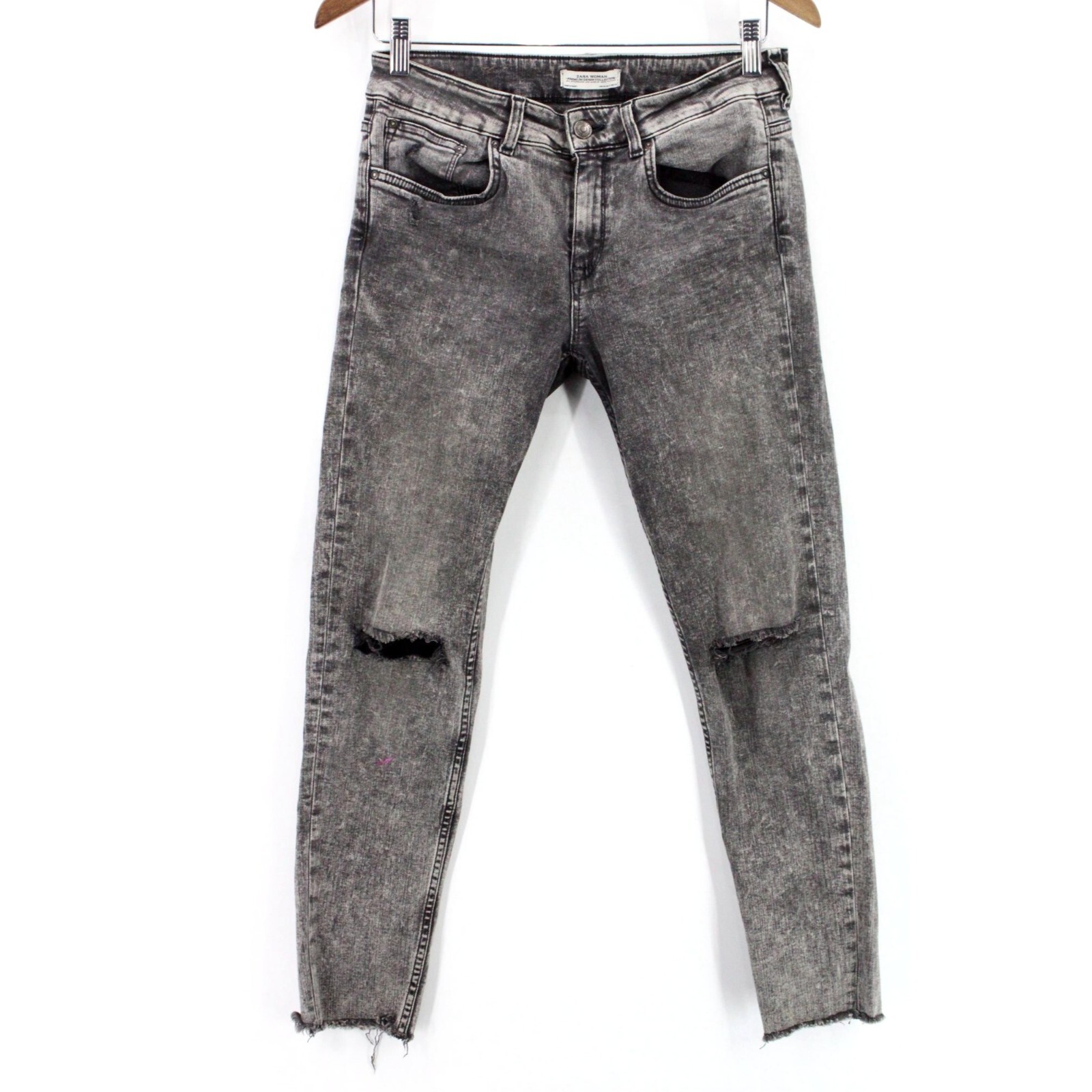NieR 2WAY DEADLINE DENIM JEANS【GRAY】 SKINNY JEANS - Gray | ZARA United States
