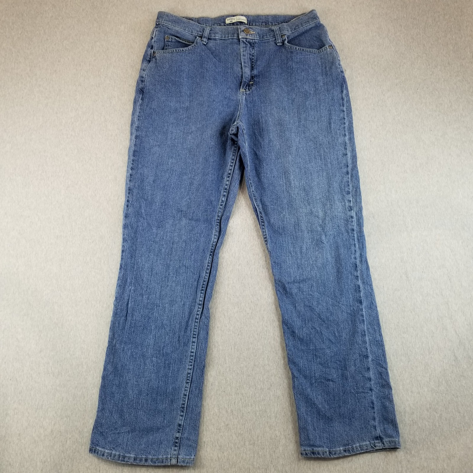 Riders by Lee Jeans Women's Sz 14 VTG Med Wash 99% Cotton Normcore Stylish Nice