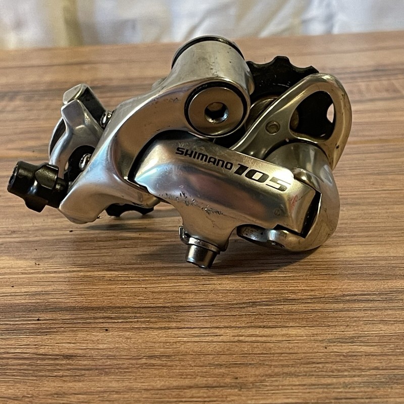 Shimano 105 RD-5501 9 Speed Rear Derailleur Silver Short Cage | eBay