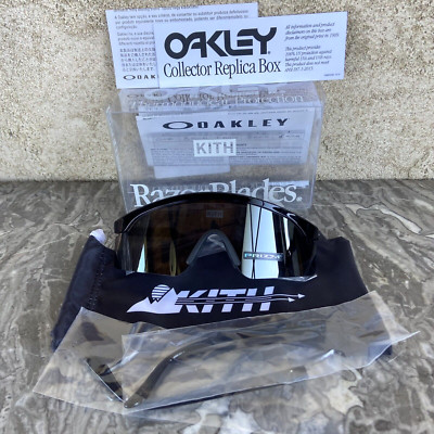 Kith x Oakley Razor Blades Black Prizm Sunglasses Limited Edition 2018 RARE Hype