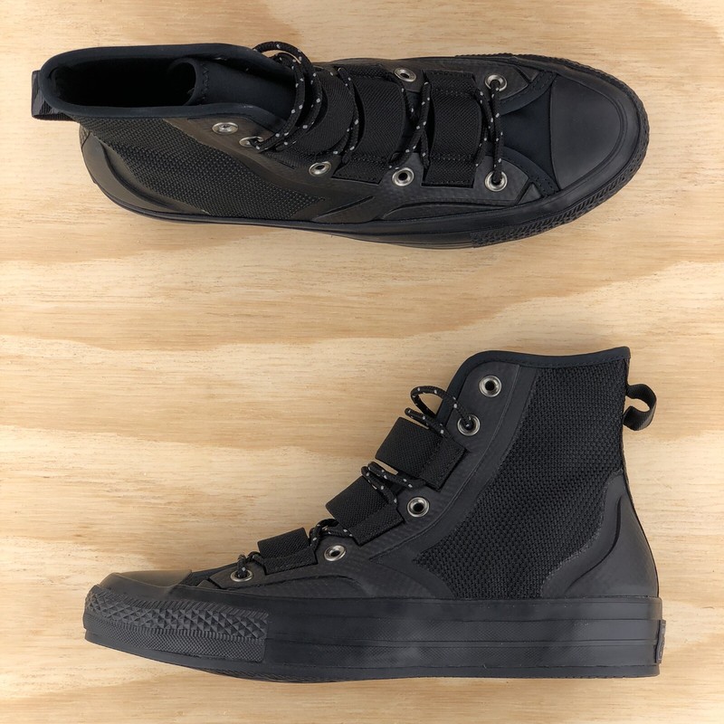 Converse Chuck Taylor 70 Tech Hiker Hi Top Triple Black Boot Shoes 161499C Size rivetsindia.com