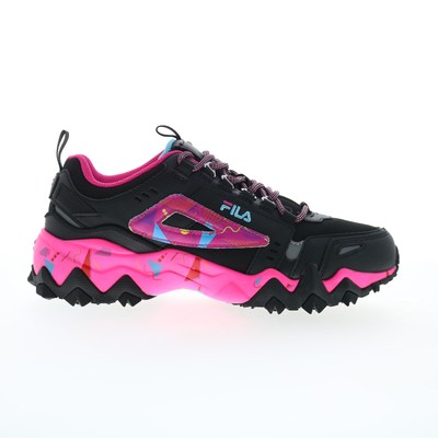 Fila Oakmont Trail 5JM01906-965 Женская черная кожаная спортивная походная обувь 8.5