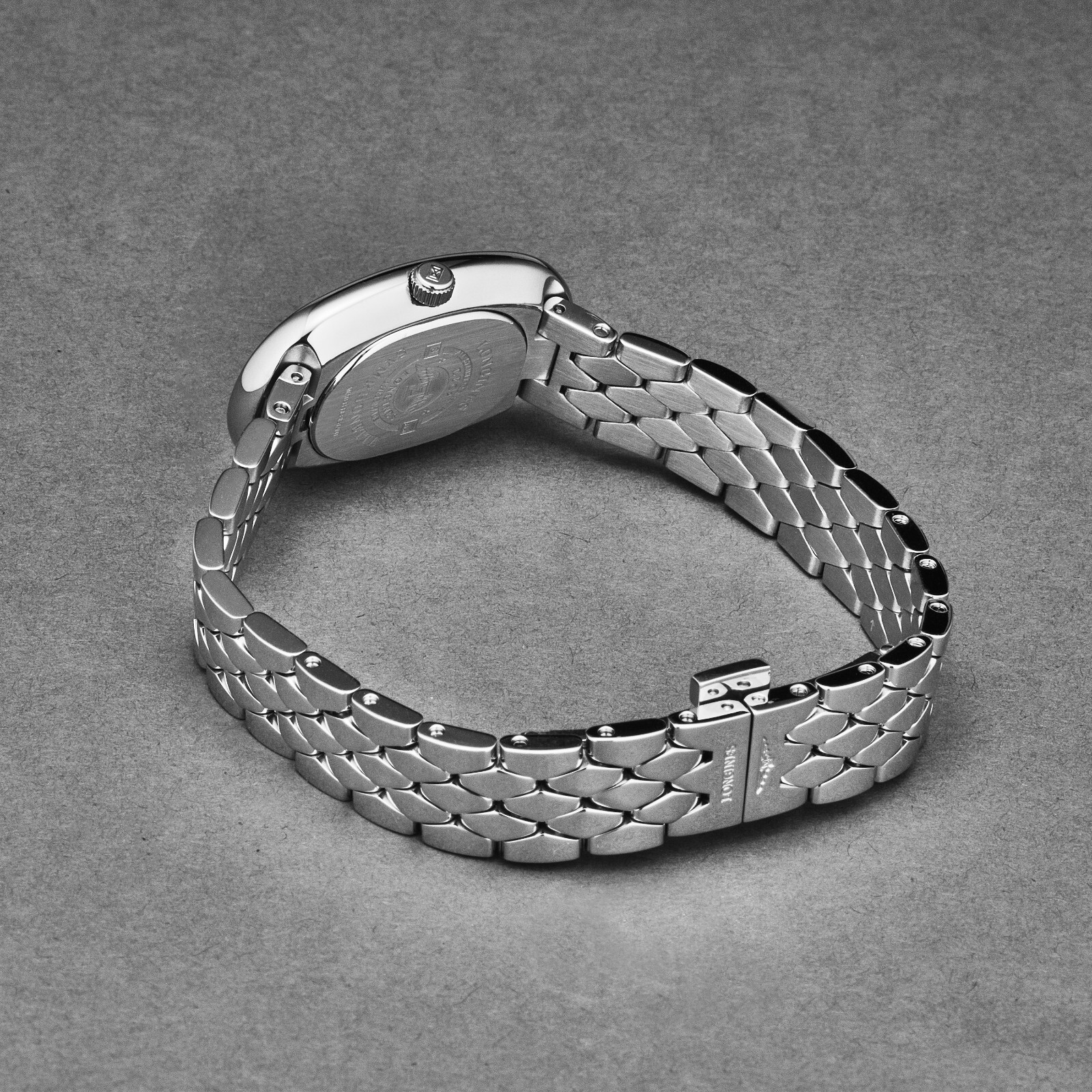 Pre-owned Longines Women's 'symphonette' Mop Dial Stainless Steel Watch L2.306.0.87.6