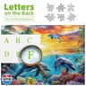 500 Piece Puzzles for Adults Clearance, Tropical Paradise Dolphins Ocean Sunset Scene, Difficult Jigsaw Puzzle Challenging, Art Puzzle for Gift Party Games Family Fun