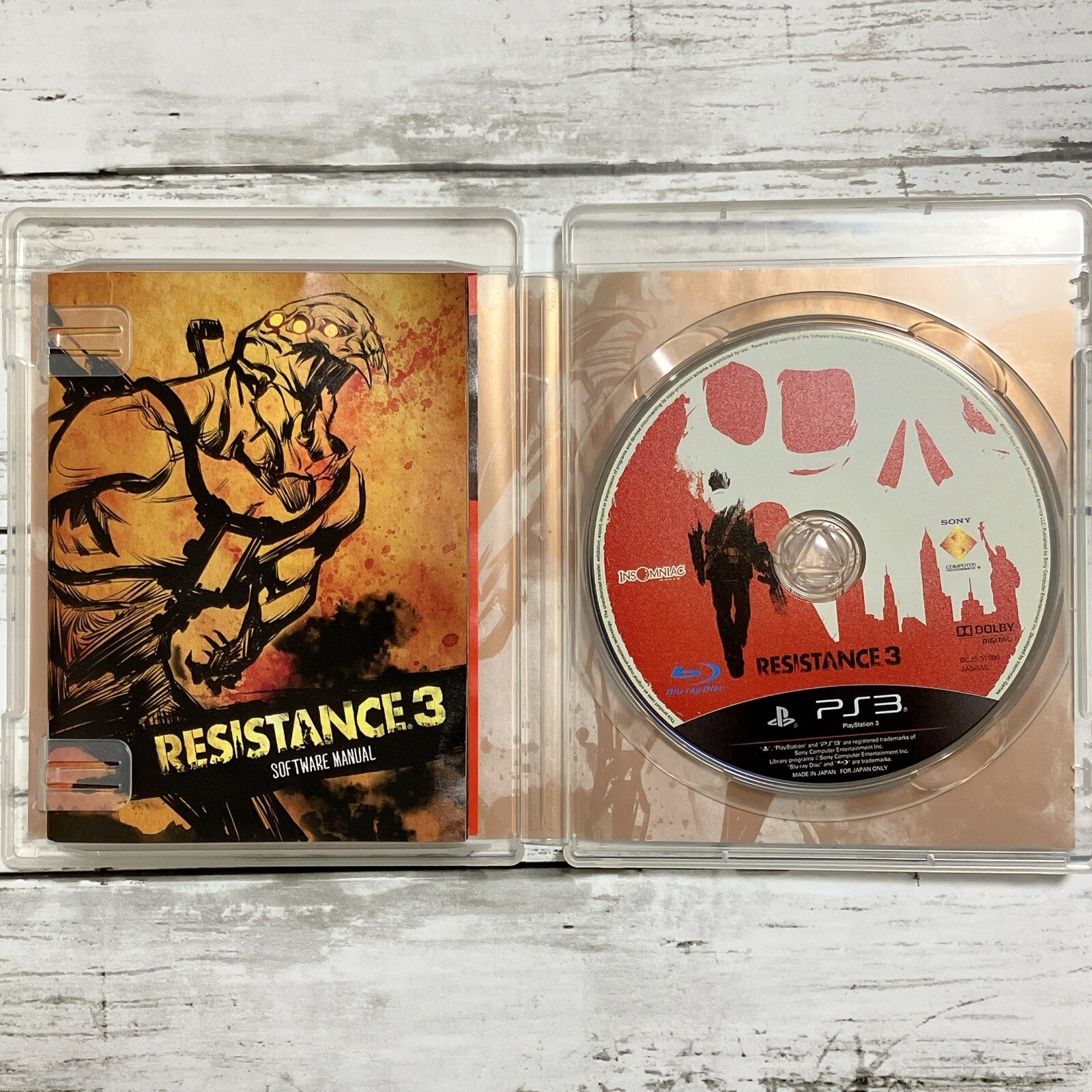 新品未開封　PS3  RESISTANCE  3点セット NEW SEALED NIB Sony PlayStation 3 Resistance 3 Doomsday