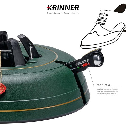 Krinner Tree Genie XXL Deluxe Christmas Tree Stand, Green