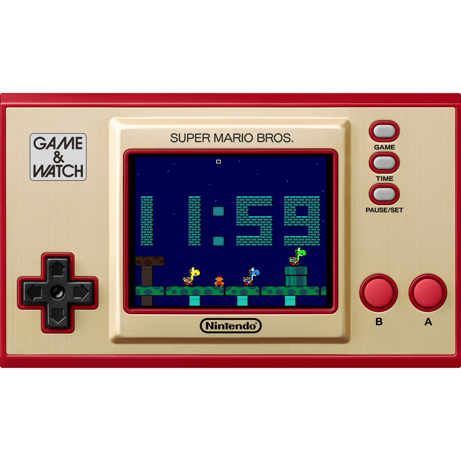 ゲーム&ウォッチ スーパーマリオ　BROS　35周年 マリオ35周年の限定商品!!レトロな最新ゲーム機が登場!!ゲーム