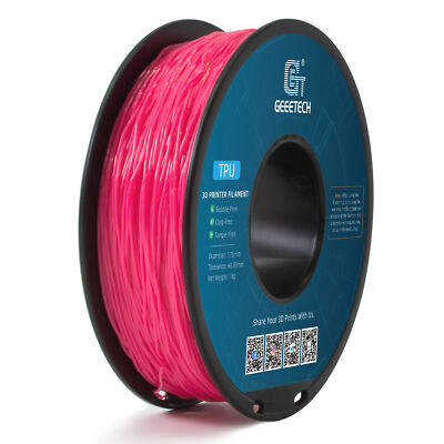 GEEETECH TPU Filament Solid Color 1kg/Roll 1.75mm Flexible For 3D Printer US