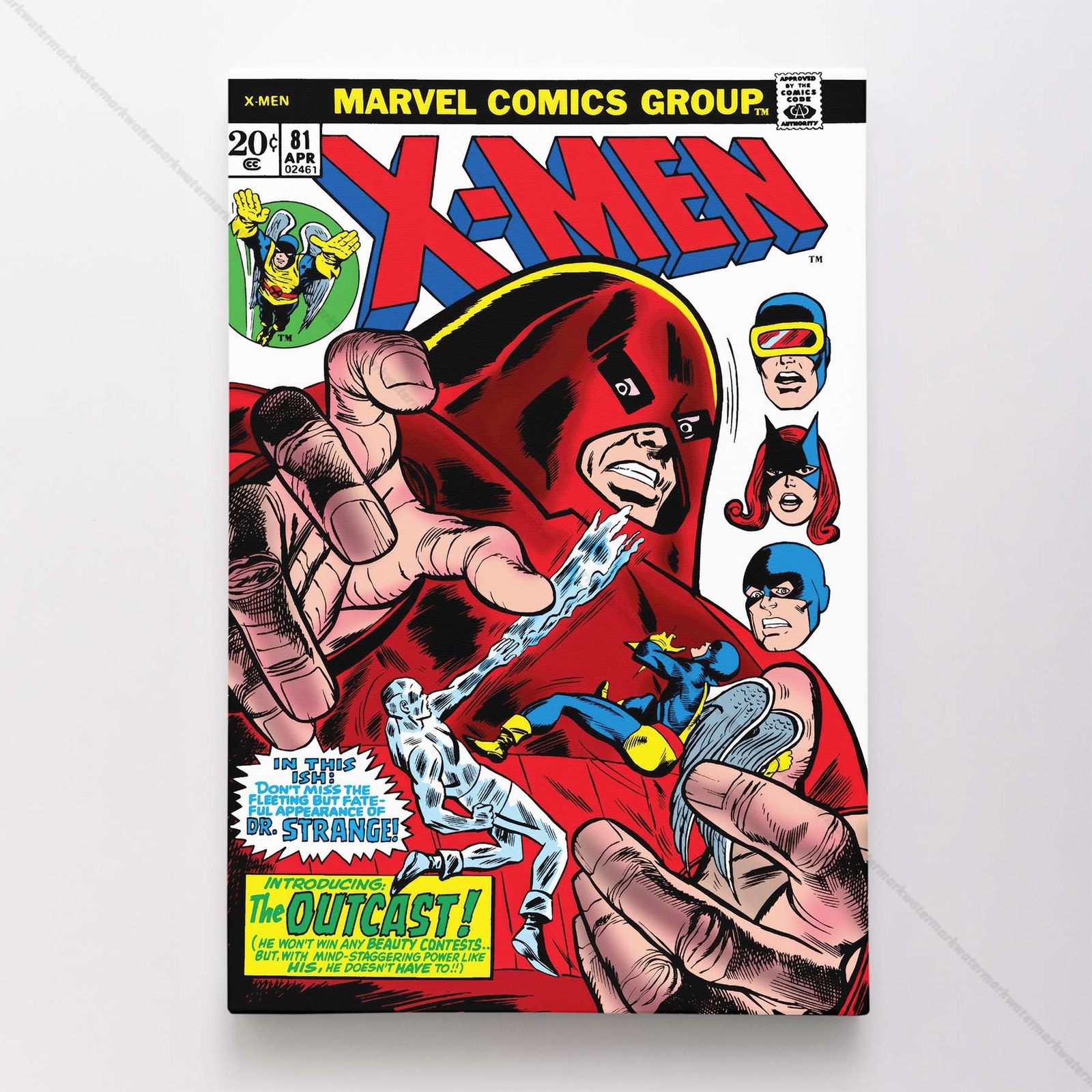 Uncanny X-Men Poster Canvas Vol 1 #81 Xmen Marvel Comic Book Art Print
