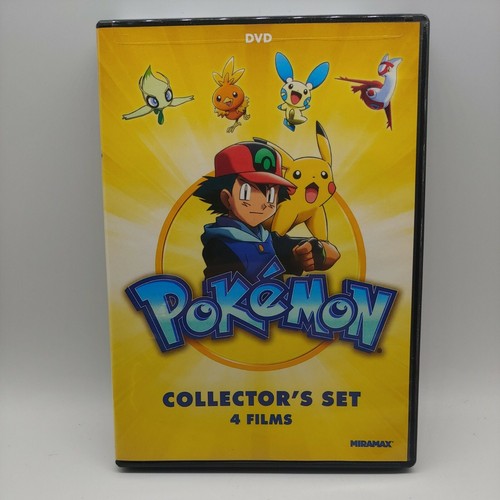 POKEMON 4 Films Collector's Set DVD Anime Miramax