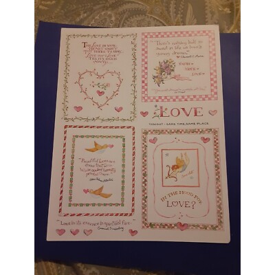 Susan Branch Love cardstock large sticker sheet