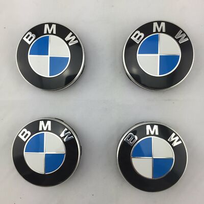 OEM Set of 4 BMW 1-7 Series Active Hybrid M X Z Series 1988-2018 CENTER CAP