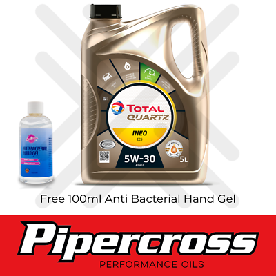 Total Quartz Ineo ECS 5W30 5L 5 Litre Car Engine Oil+ FREE