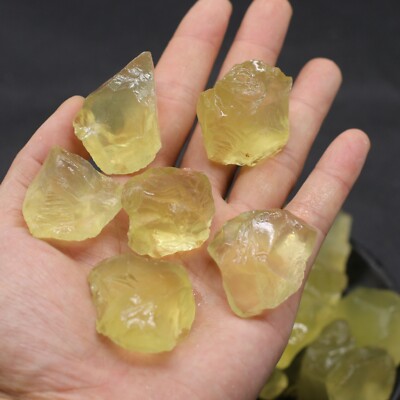 2'' (5cm) Raw Citrine Stone Rough Citrine Chunks Healing Energy Crystal Quartz