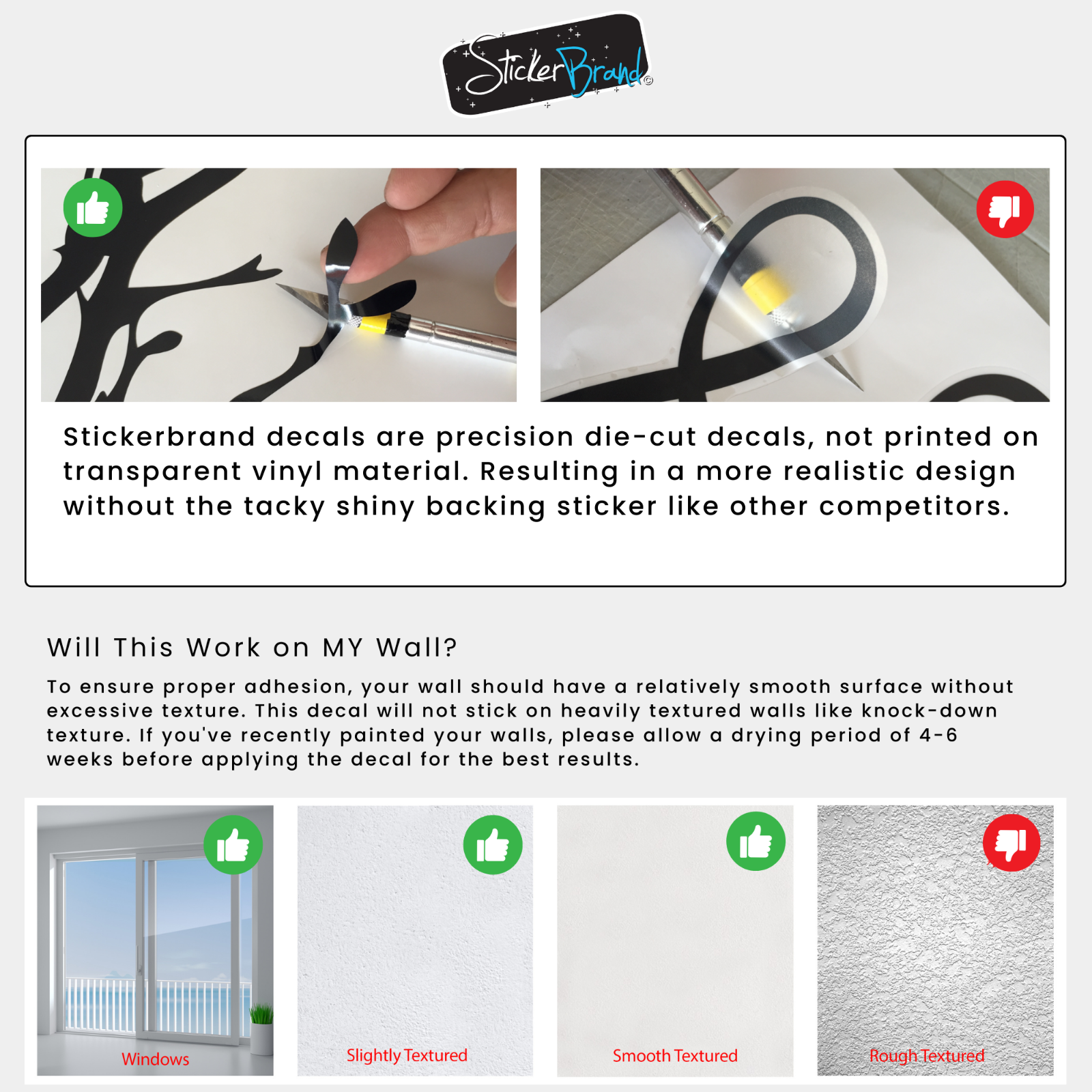 Large Palm Tree Wall Decal Sticker. Nursery Room Tree Wall Sticker. #132