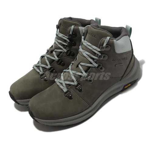 

Merrell Ontario 2 Mid WP Vibram Grey Women Hiking Outdoor Shoes J036510, Серый, Ontario 2 Mid Wp