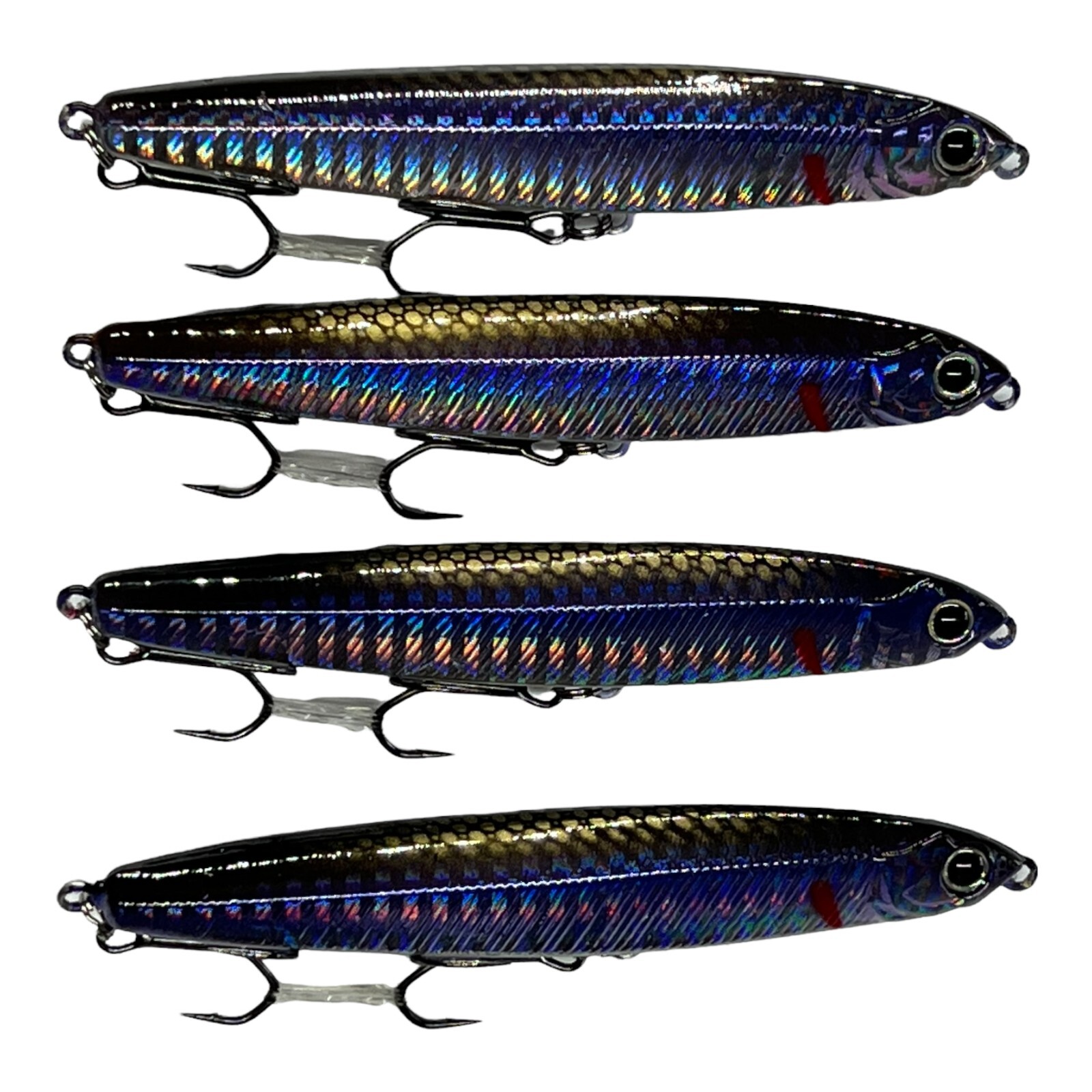 4/PCS Top Pencil Sinking Fishing Hard Bait Lure Saltwater Bass 18g