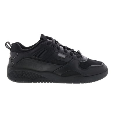 Fila Corda 1TM01797-001 Мужские черные кожаные кроссовки на шнуровке для образа жизни 9