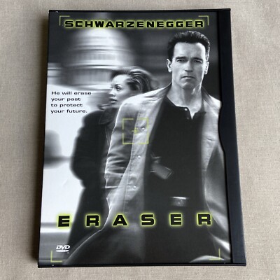 Eraser (DVD, 1996) Action Crime Thriller Arnold Schwarzenegger Vanessa Williams