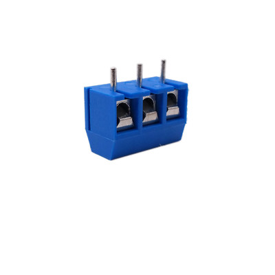 US Stock 20x 5mm Pitch 3 pin 3 way PCB Screw Terminal Blocks Connector Blue