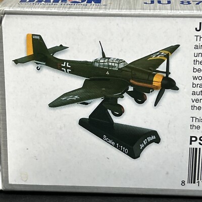 Daron Postage Stamp 53394 Junkers Ju 87 'Stuka' 1:110 Scale Diecast Model Jet