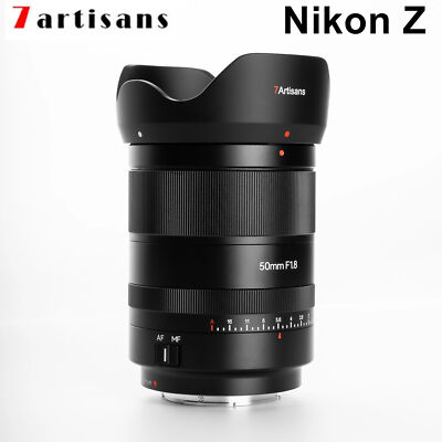7artisans 50mm F1.8 Full Frame Large Aperture Auto Focus Lens for Nikon Z Camera