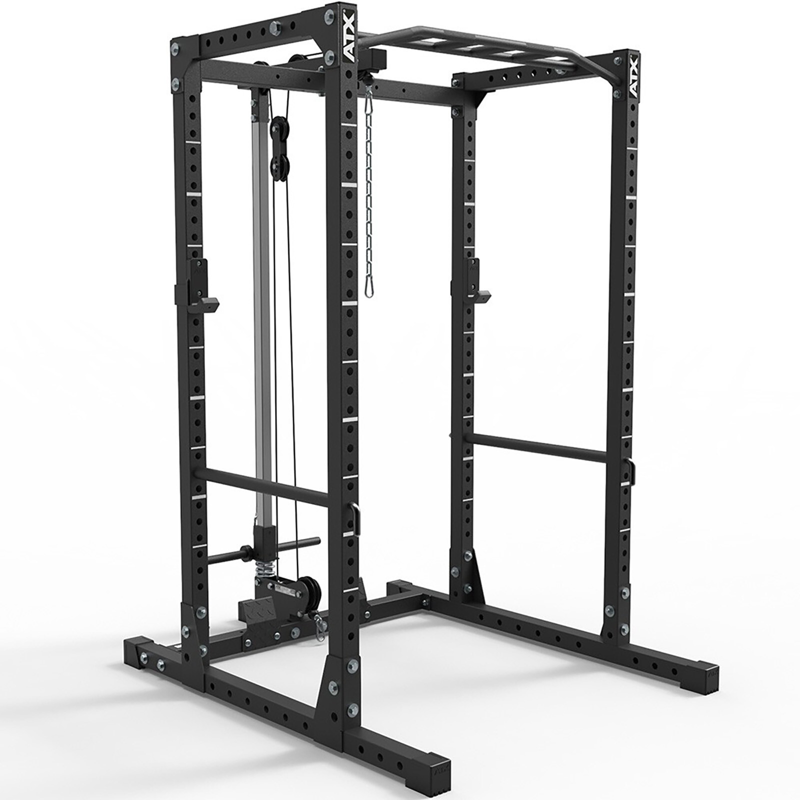 squat rack with pulley