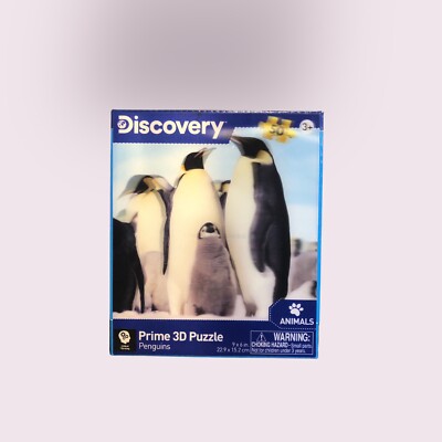 Discovery - Prime 3D 50 Pieces Jigsaw Puzzle PENGUINS