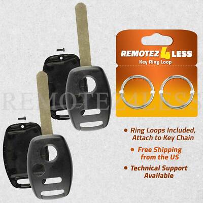 Honda Pilot 2005-2008 Replacement Remote Key Shell Case With Chip Holder