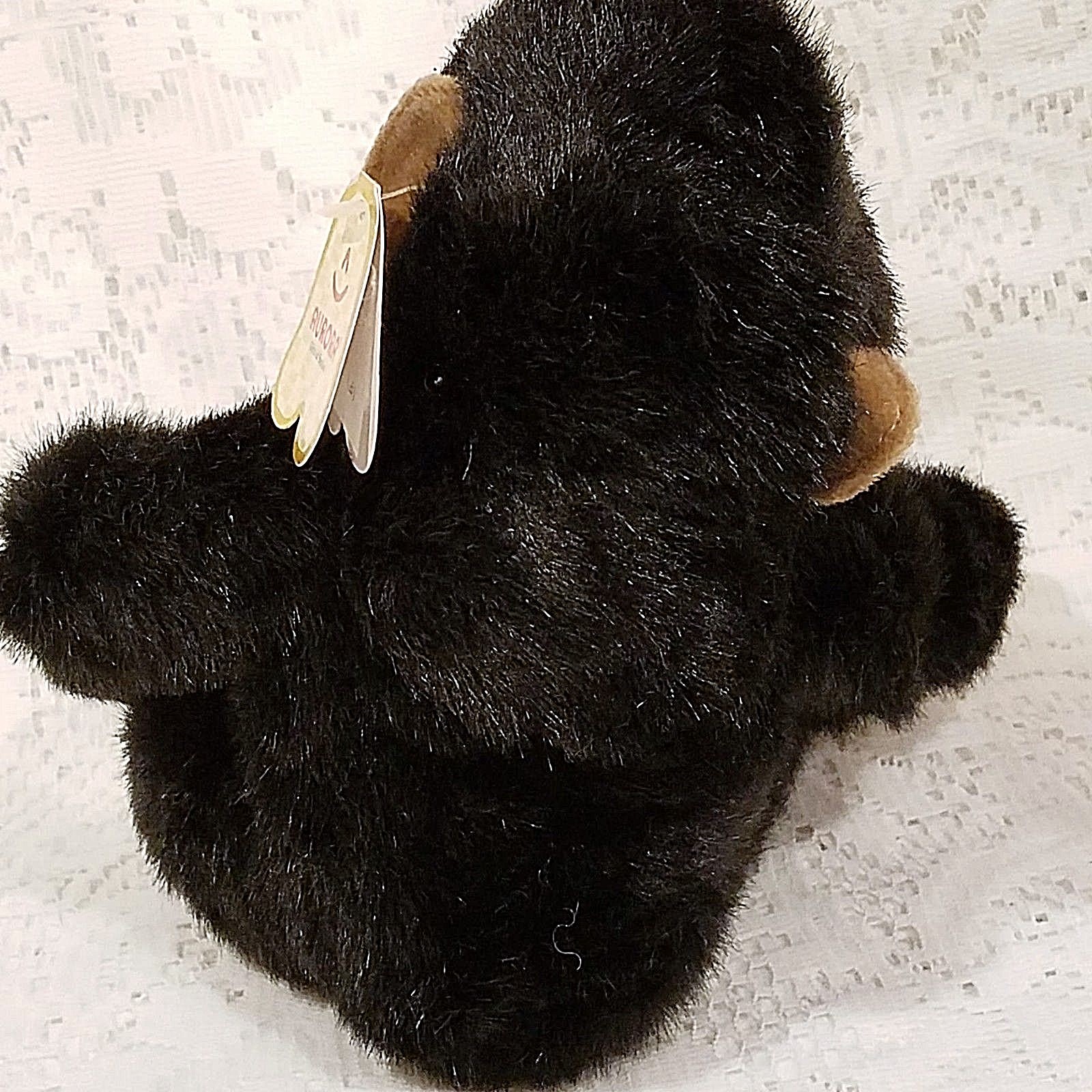 Aurora Monkey Chimp Ape Black Stuffed Animal Toy Beanbag 8