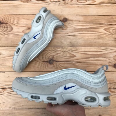 Nike Air Max Plus 97 Pure Platinum/Blue Men s Select a Size