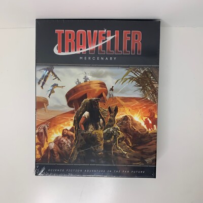 Traveller RPG 2nd Edition Mongoose Mercenary Box Set New Sealed