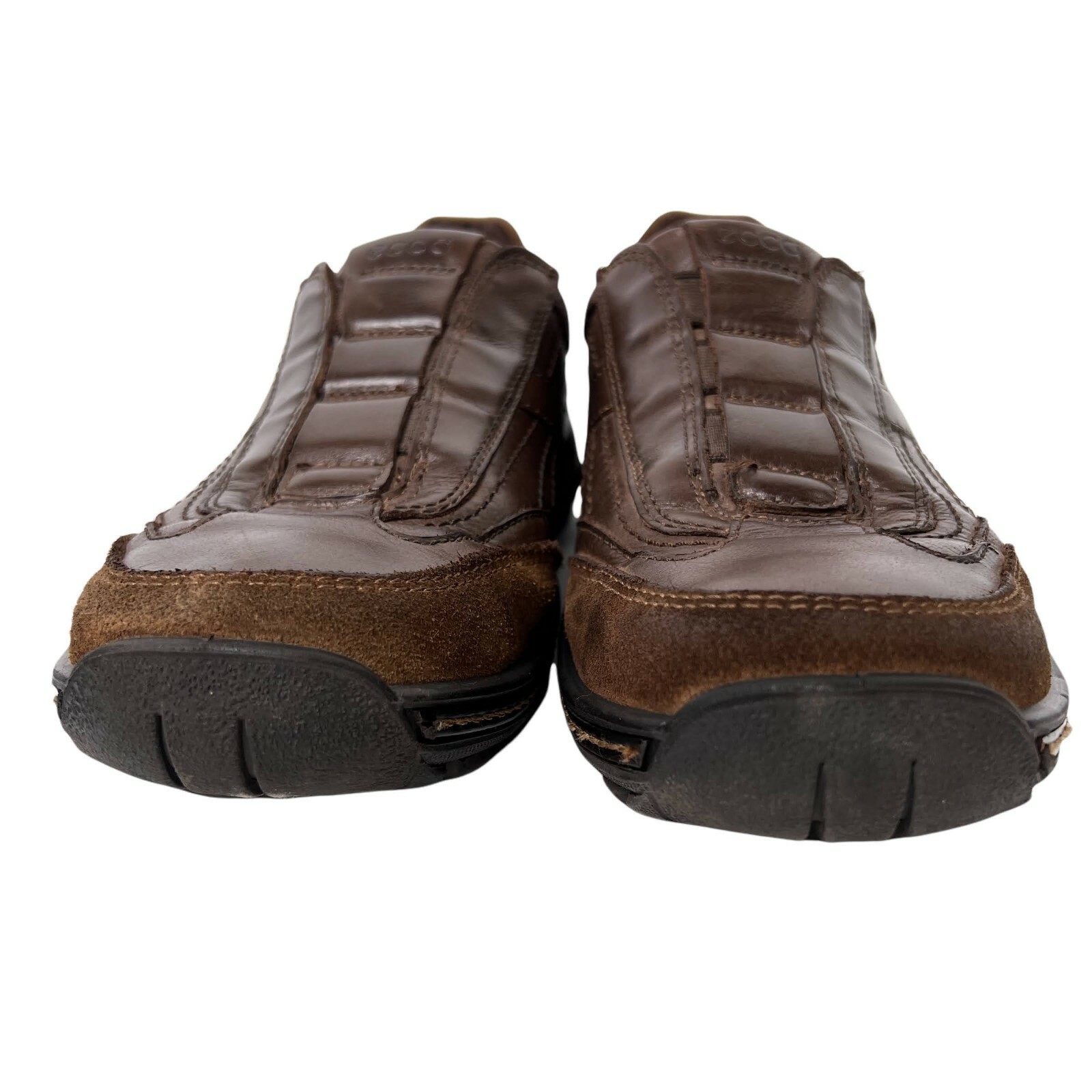 ECCO Brown Leather Slip On Comfort 