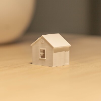 HO 1: small building/hut VR 10X12' portable model kit