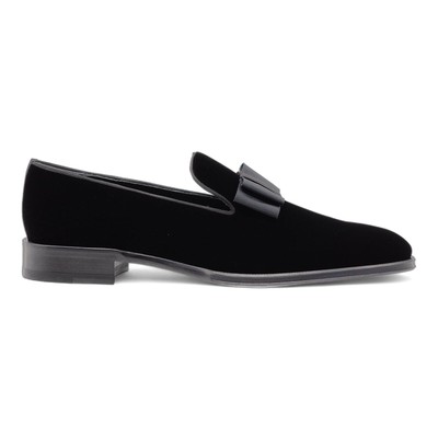 Dsquared2 Bow Detail Loafers - Velvet - Black - 42 9US NIB $990