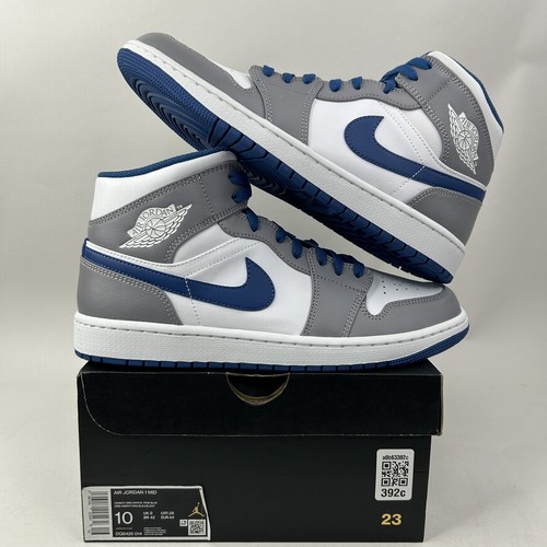Nike Air Jordan 1 Mid Retro “Cement Grey/True Blue” DQ8426
