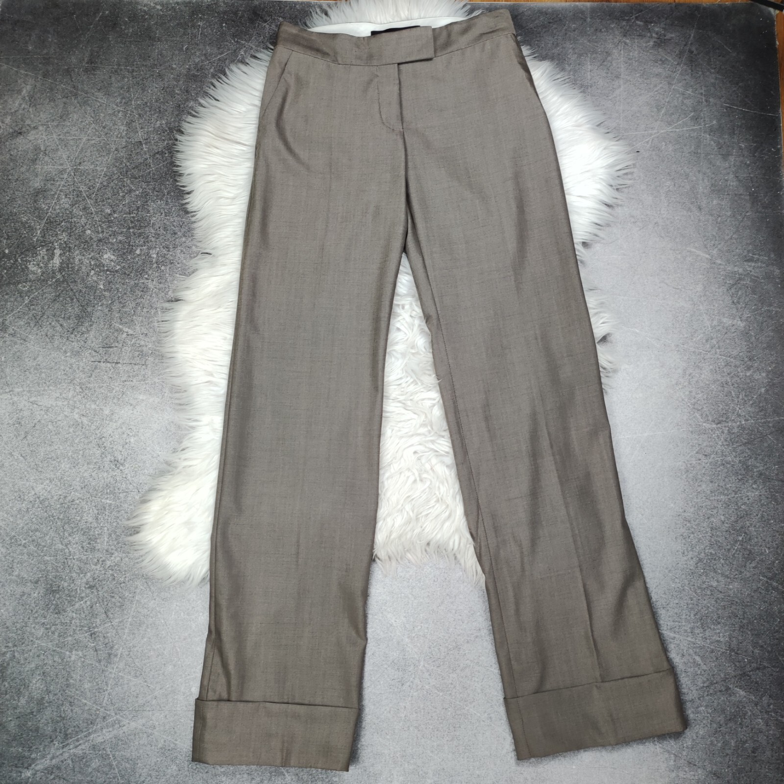 パンツ Stella McCartney Charcoal wool pant (6402873CU703 1230) Stella McCartney womens wool trousers pants size 36 | eBay