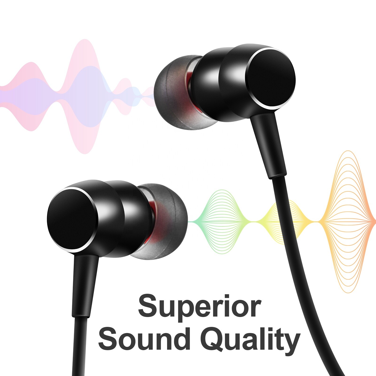 JINGHAO Rechargeable Hearing Aids Wireless Neckband Amplifier for Seniors US