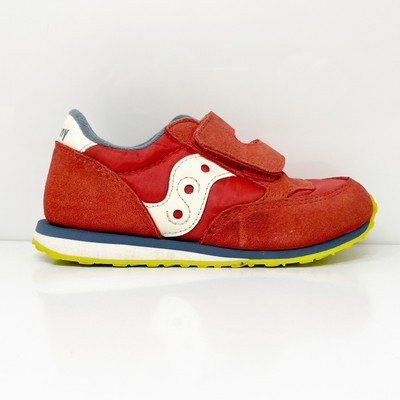 Saucony Boys Jazz ST57061 Красные повседневные кроссовки, размер 10,5 м