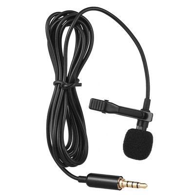  EY-510A  Clip-on   Condenser Mic Wired Microphone D6U3