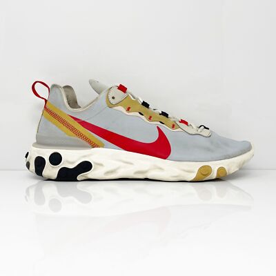 

Мужские кроссовки Nike React Element 55 CK6682-001 серые кроссовки размер 9,5, Серый, React Element 55