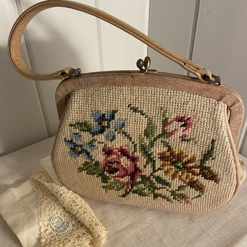 [ KIRSH ]★POCKET VINTAGE STITCH POINT HAND BAG KIRSH] POCKET VINTAGE STITCH POINT HAND BAG – Ohue