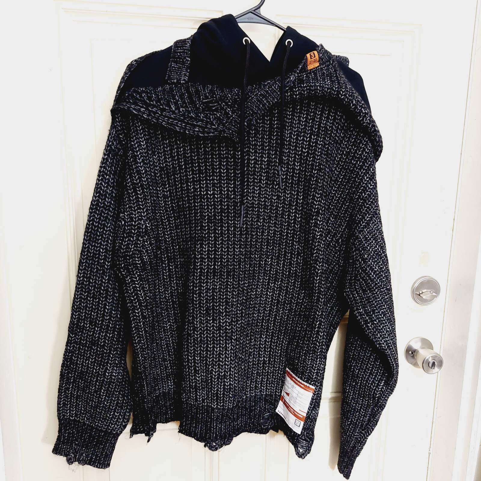 MIHARA YASUHIRO 美品 Distressed Pullover Maison Mihara Yasuhiro Distressed Pullover Knit Sweater
