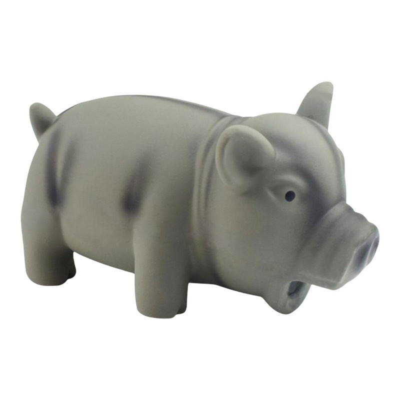 Squeaky Pig Dog Toy | Oinks and Grunts | 6.2 Inches Long | Free Shipping