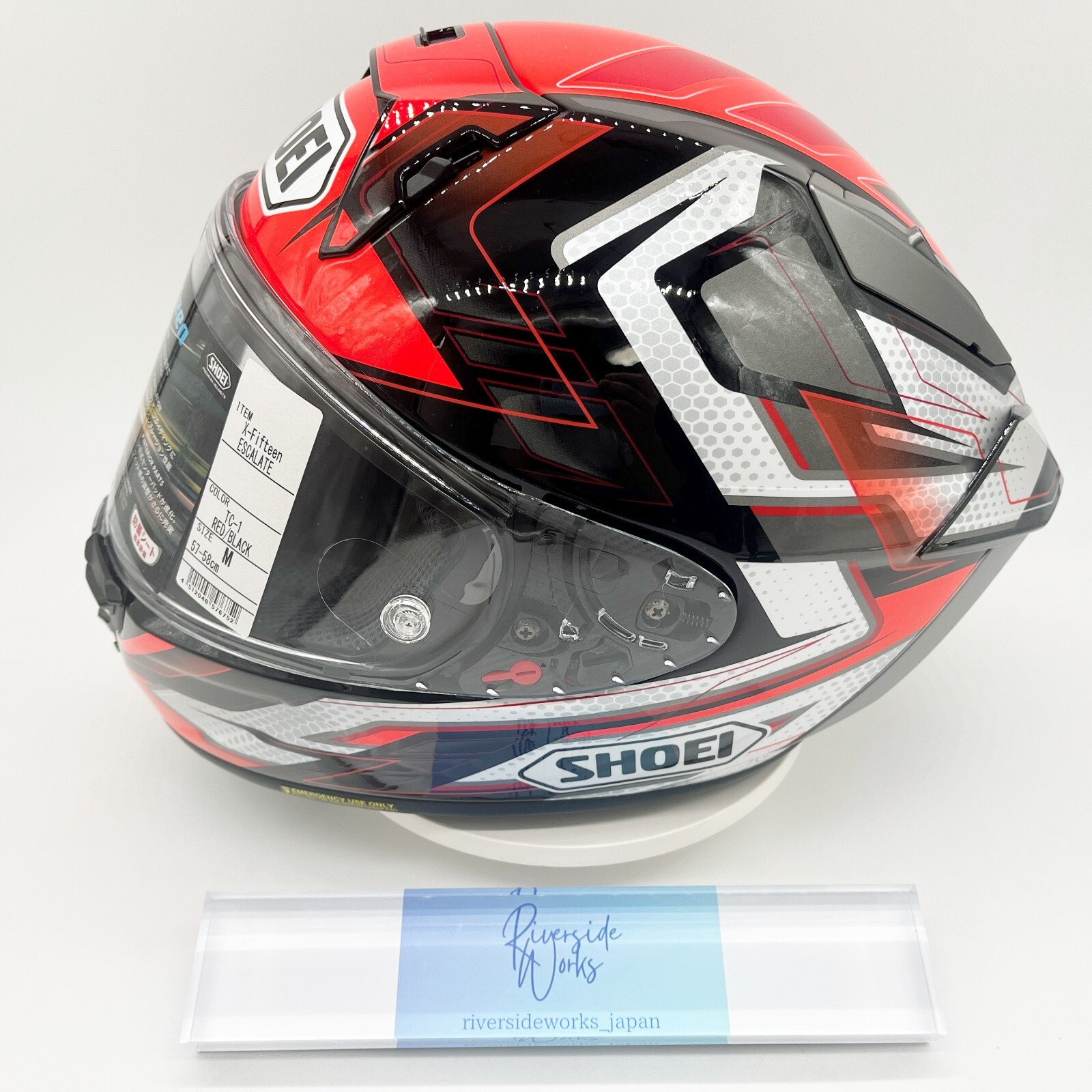 SHOEI　X-Fifteen　X-15　グン　TC-1　L Shoei X-15 X-fifteen Escalate TC-1 Helmet SIZE Medium From