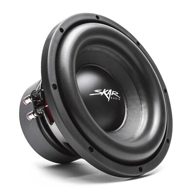 SKAR AUDIO SDR-10 D4 10'' 1200 WATT MAX POWER DUAL 4 OHM CAR SUBWOOFER