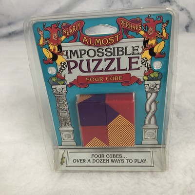 Almost Impossible 4-Cube Puzzle (Binary Arts, 1994)